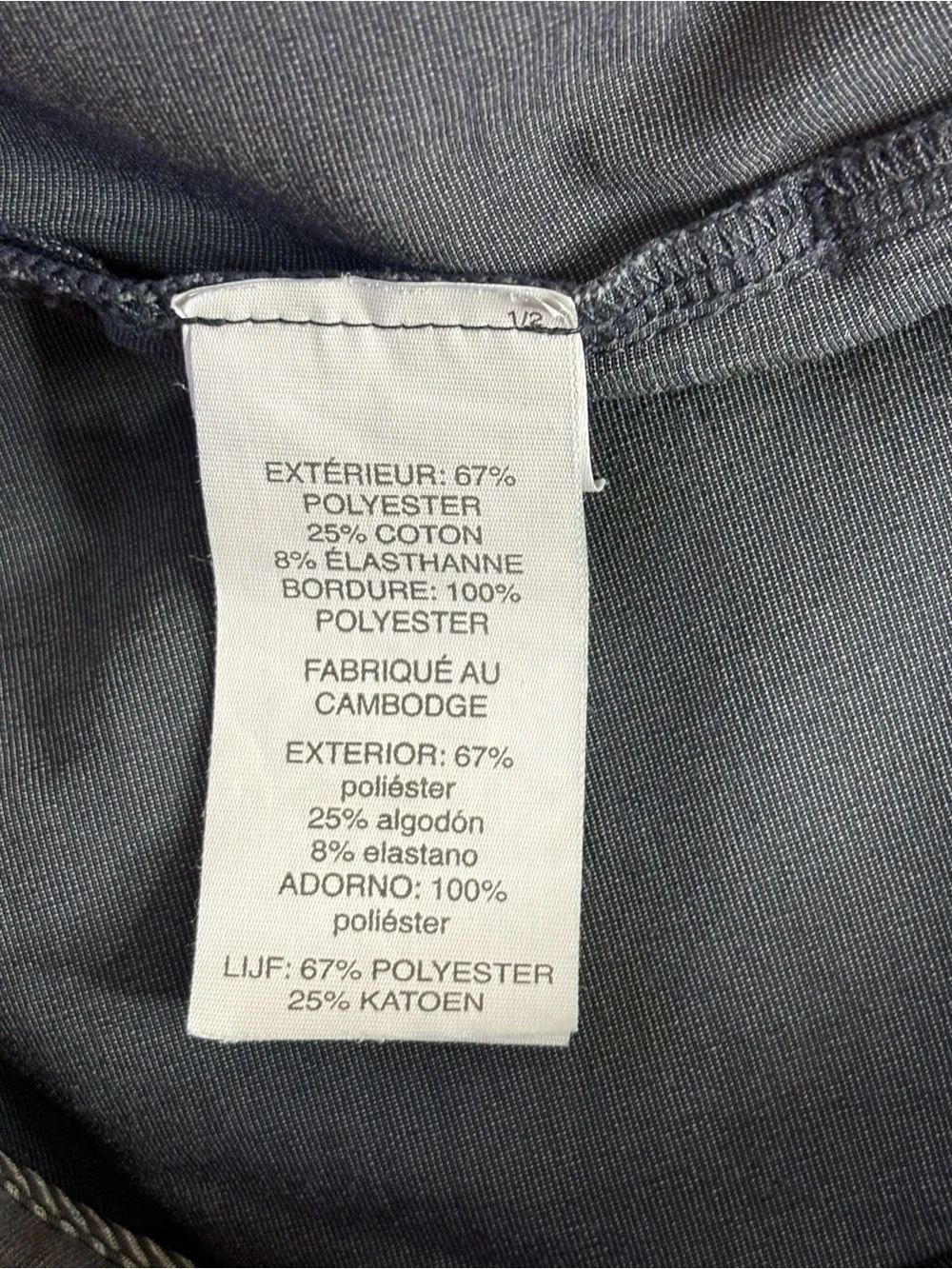Vuori Aim Pant gray blue V431 size 36